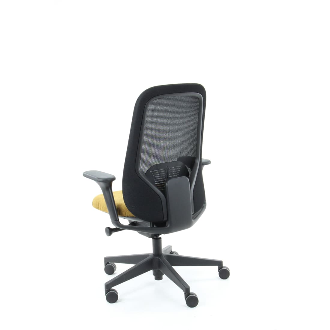 Workliving Nora Mesh Geel Regain - ergonomische design-bureaustoel NEN1335