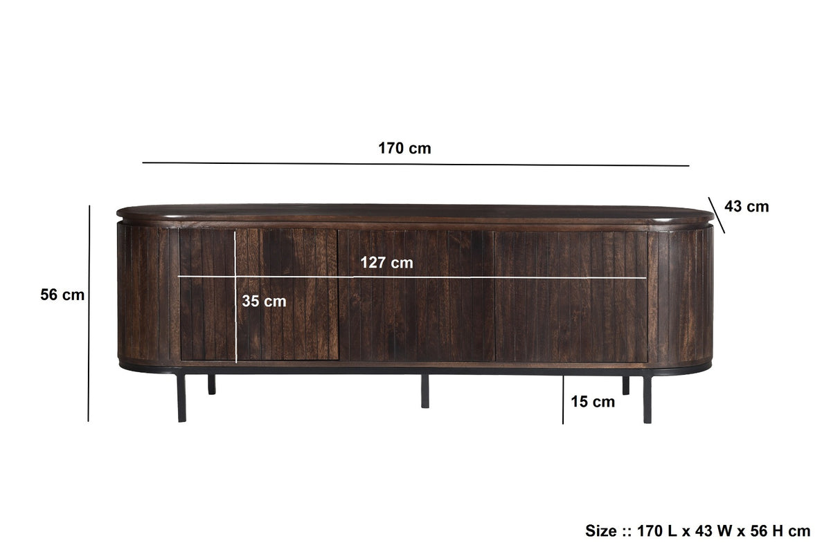 TV-meubel Noor Walnoot 170 cm