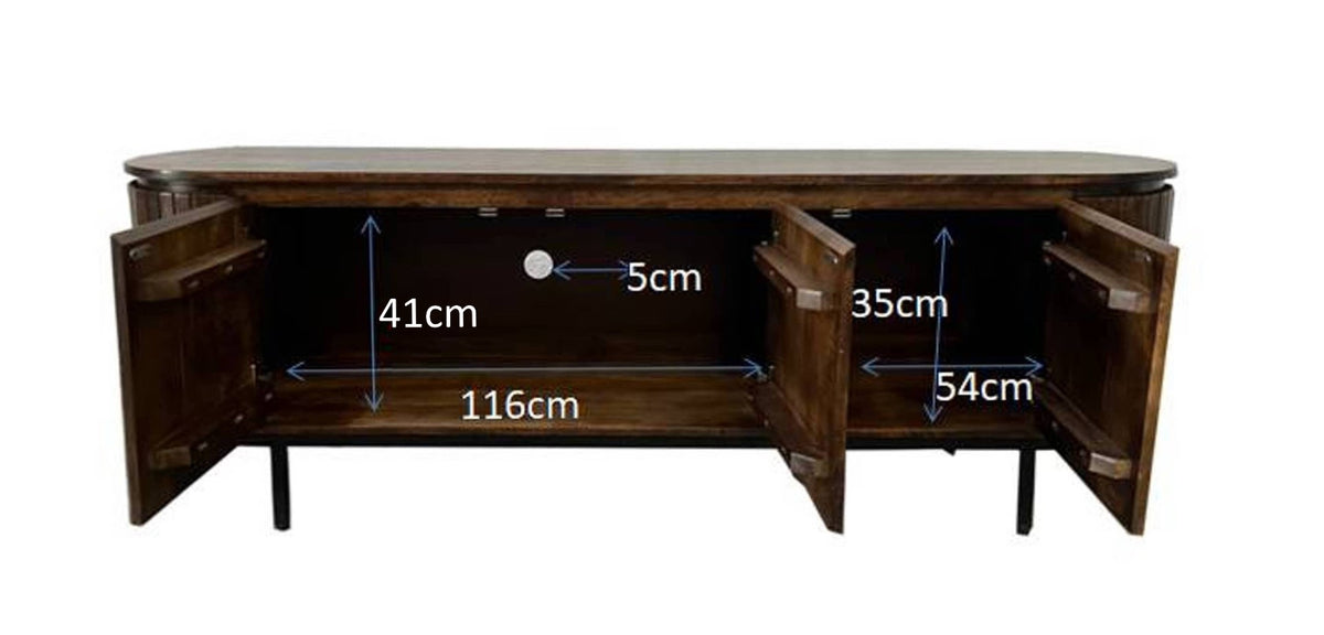 TV-meubel Noor Walnoot 170 cm