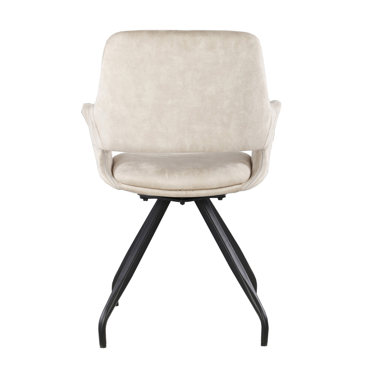 Eetkamerstoel Capp Beige Fluweel