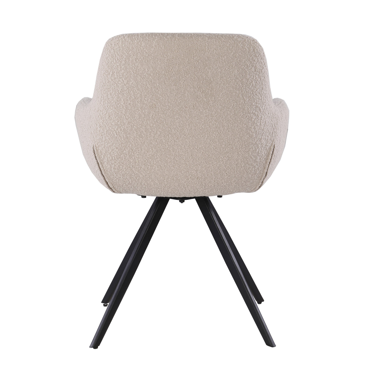Eetkamerstoel Doreen Bouclé Beige
