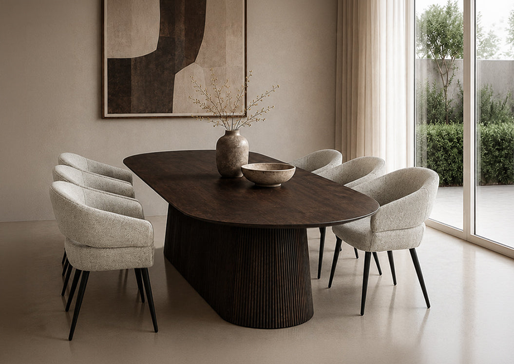 Eettafel Salvator Walnoot 300 cm