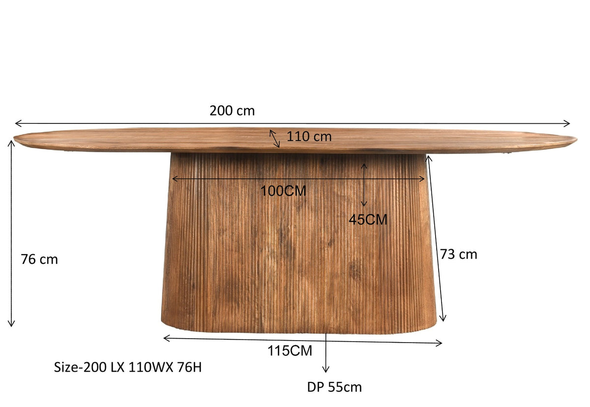 Eettafel Salvator 200 cm