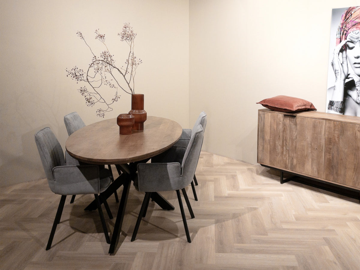 Eettafel Jesper Ovaal 160 cm