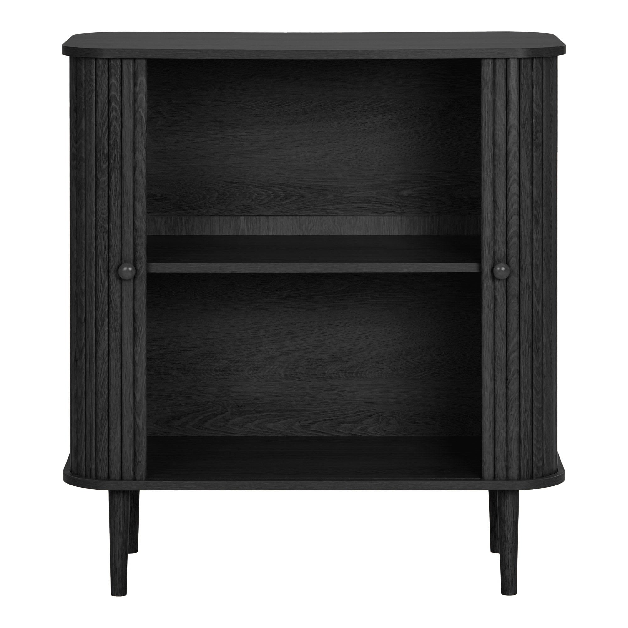 Nikko Sideboard - dressoir, 2 deuren, zwart 80x40x87 cm