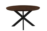 Eettafel Jesper Rond Bruin 130 cm