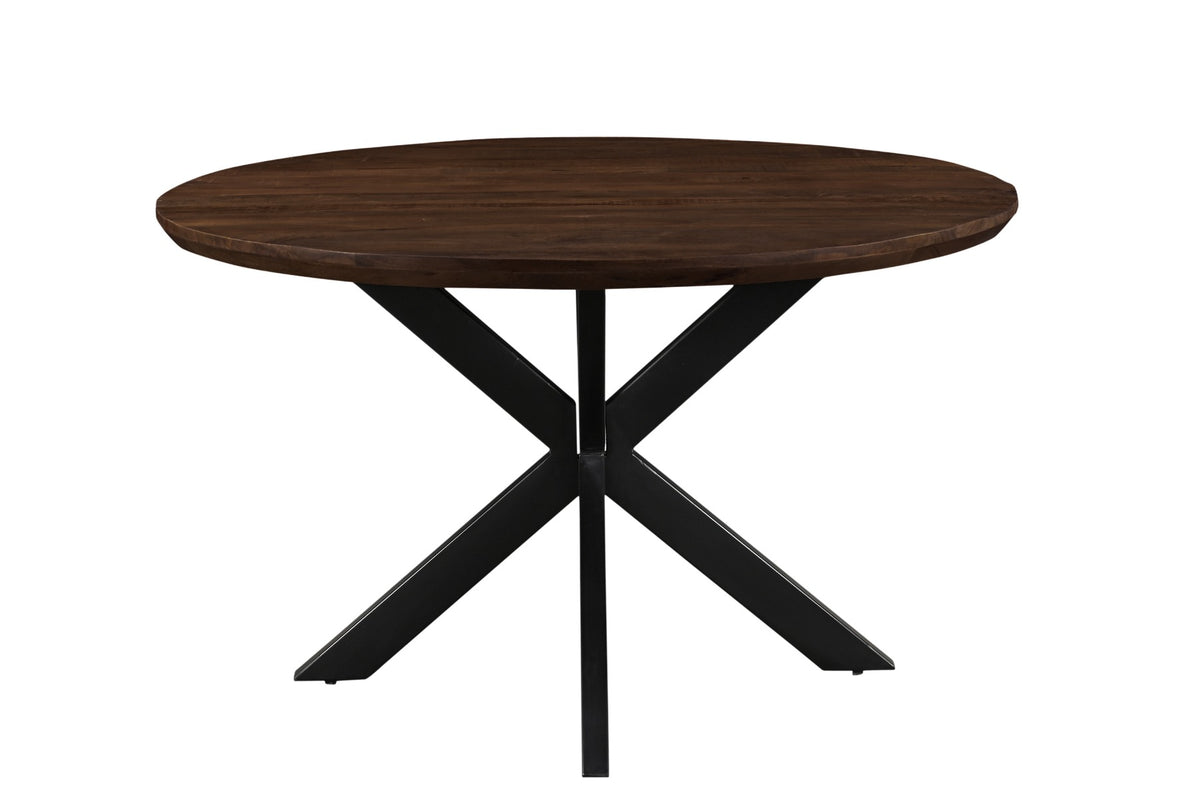 Eettafel Jesper Rond Bruin 130 cm