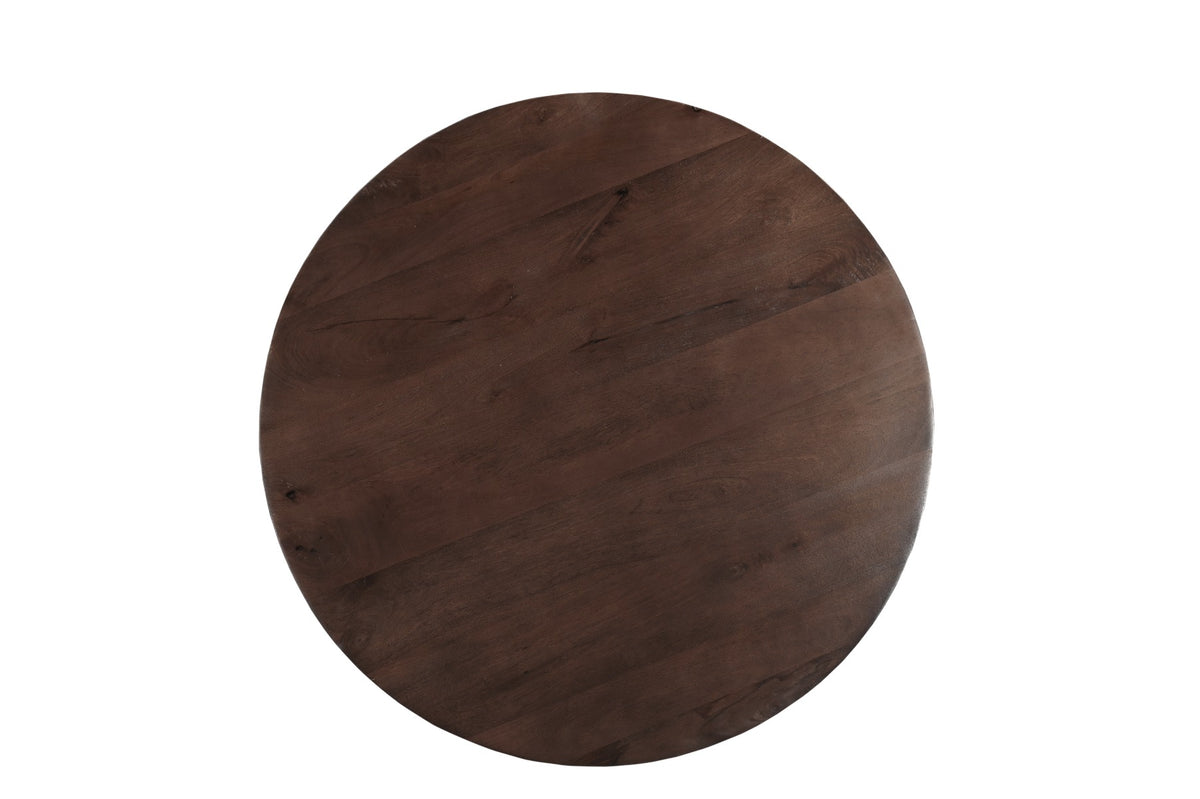 Eettafel Jesper Rond Bruin 130 cm