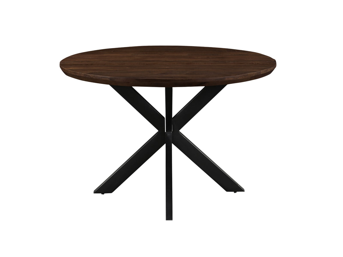 Eettafel Jesper Rond Bruin 120 cm