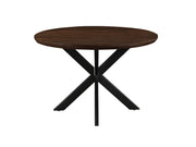 Eettafel Jesper Rond Bruin 120 cm