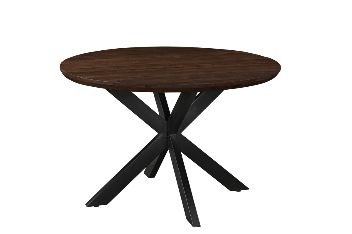 Eettafel Jesper Rond Bruin 120 cm