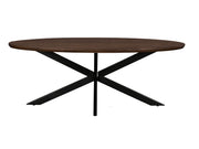 Eettafel Jesper Ovaal Bruin 240 cm