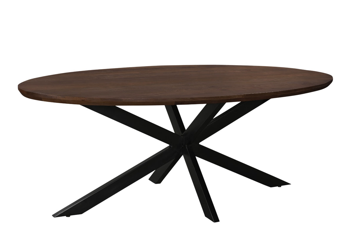Eettafel Jesper Ovaal Bruin 240 cm