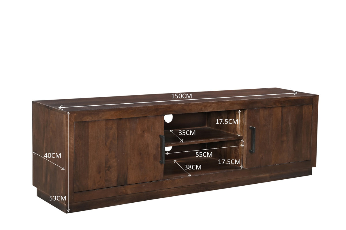 TV-meubel Jaxx bruin 150 cm