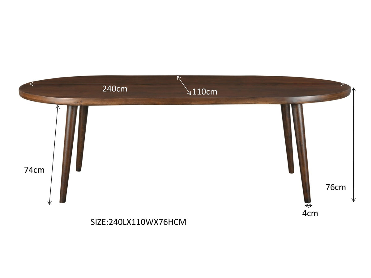 Eettafel Beaunan 240 cm