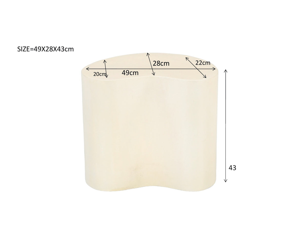 Salontafel Brix Biologisch Sandy 50 cm