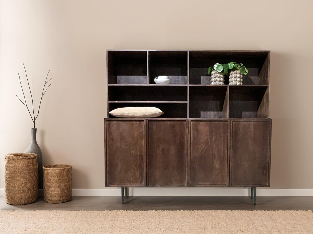Wandkast Elan bruin 180 cm