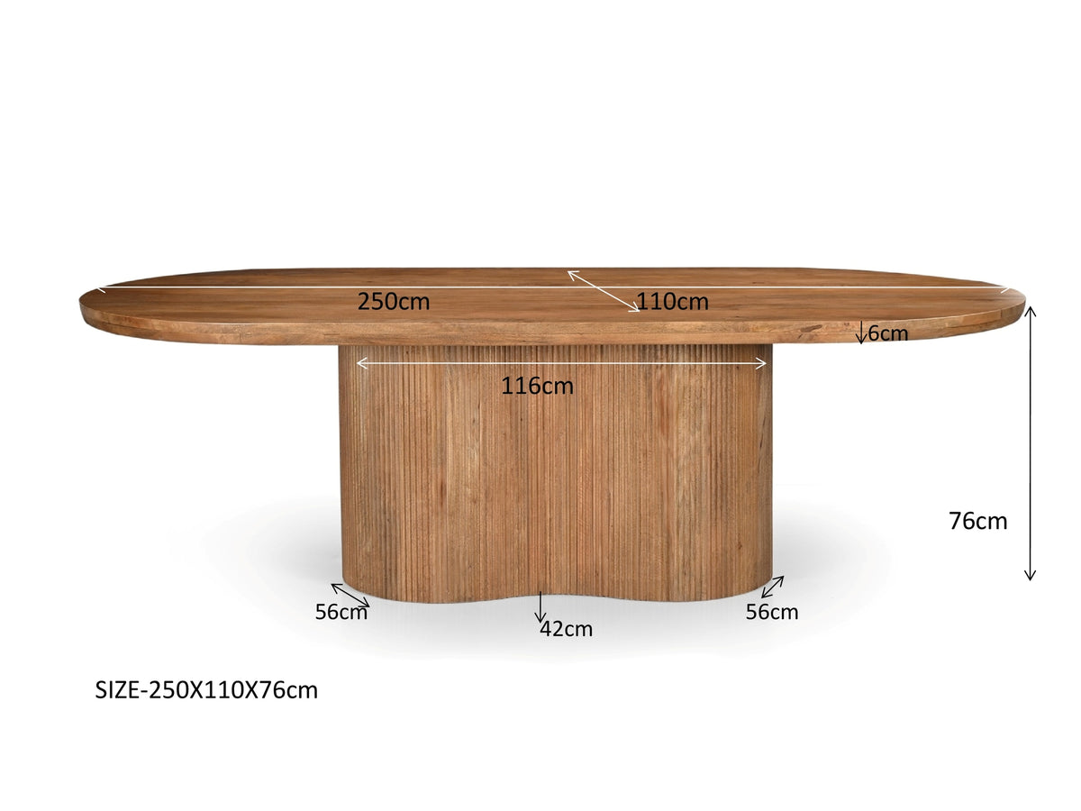 Eettafel Sevilla 250 cm