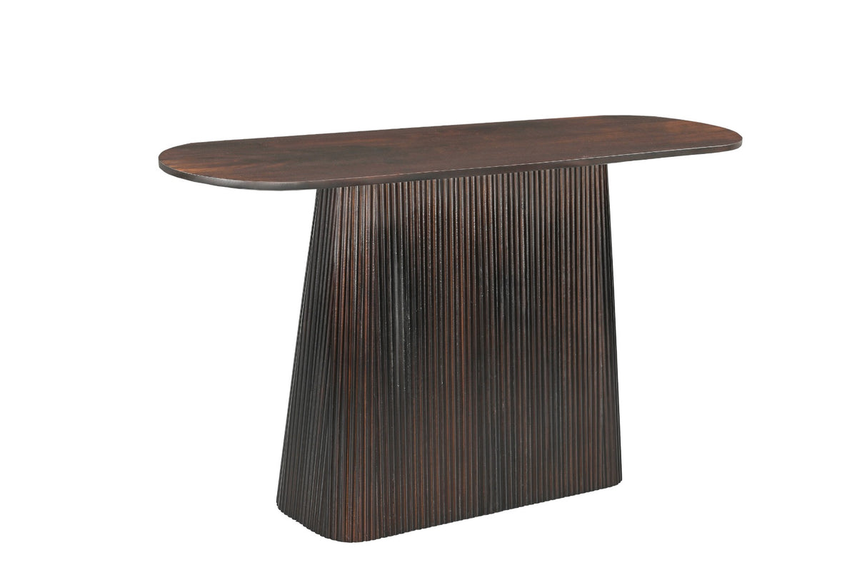 Bijzettafel Salvator Walnoot 140 cm - Wandtafel