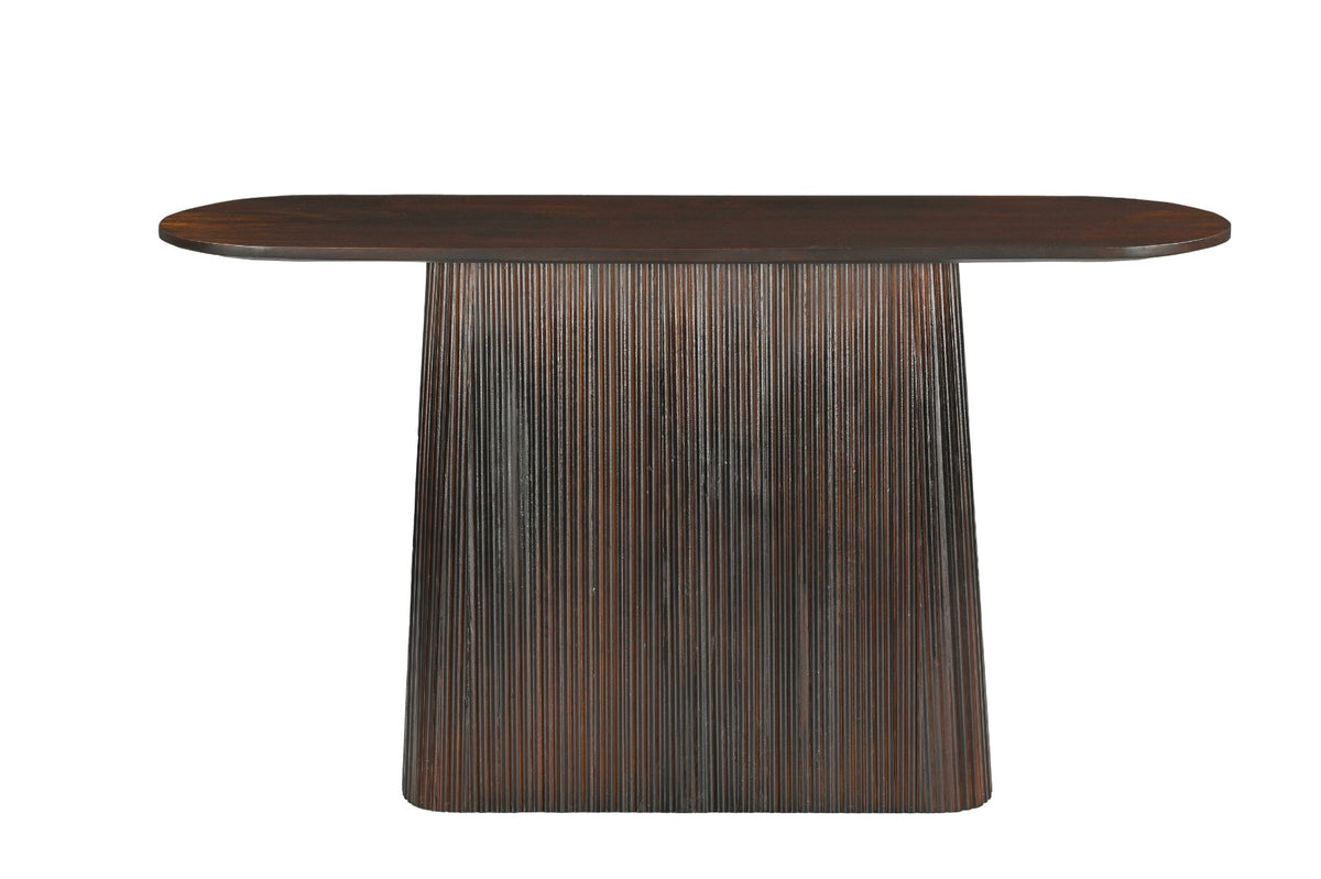 Bijzettafel Salvator Walnoot 140 cm - Wandtafel