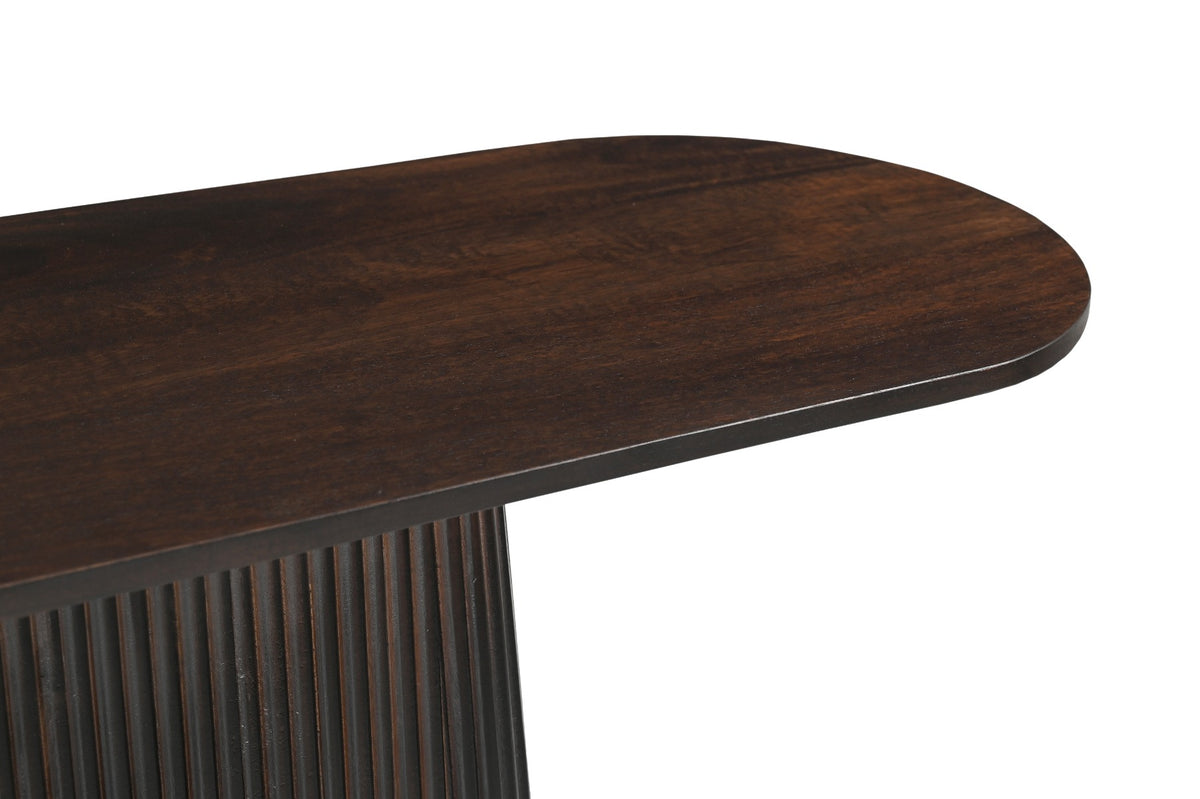 Bijzettafel Salvator Walnoot 140 cm - Wandtafel
