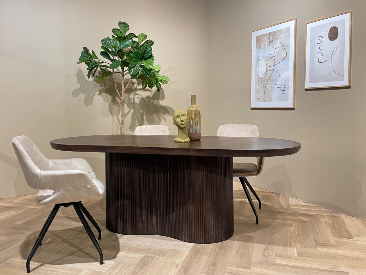 Eettafel Sevilla Bruin 250 cm
