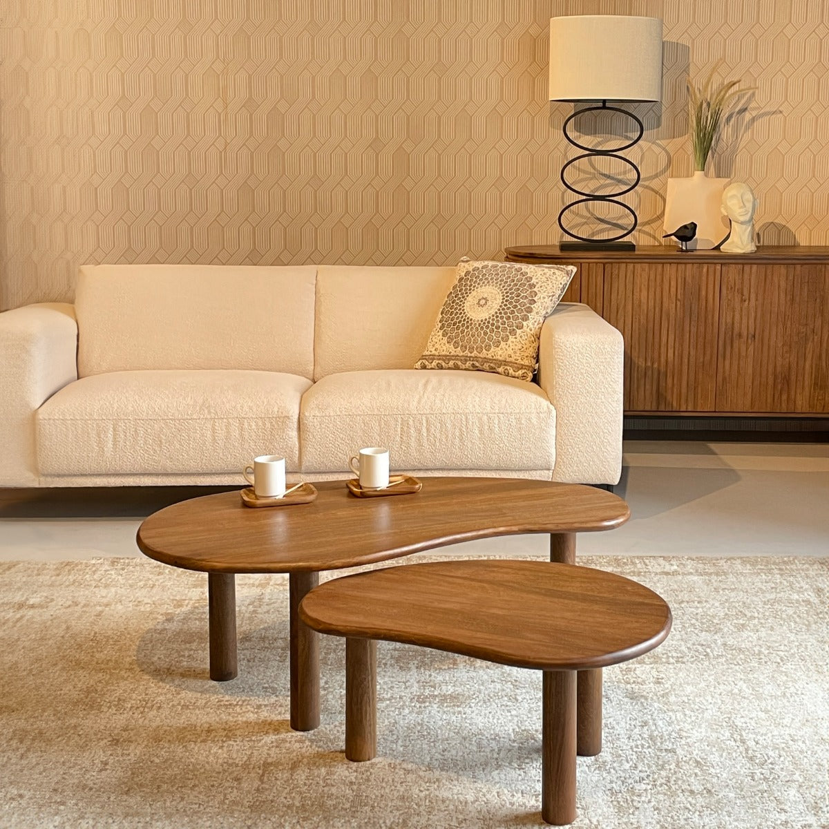 Salontafel Brix Nubi set van 2