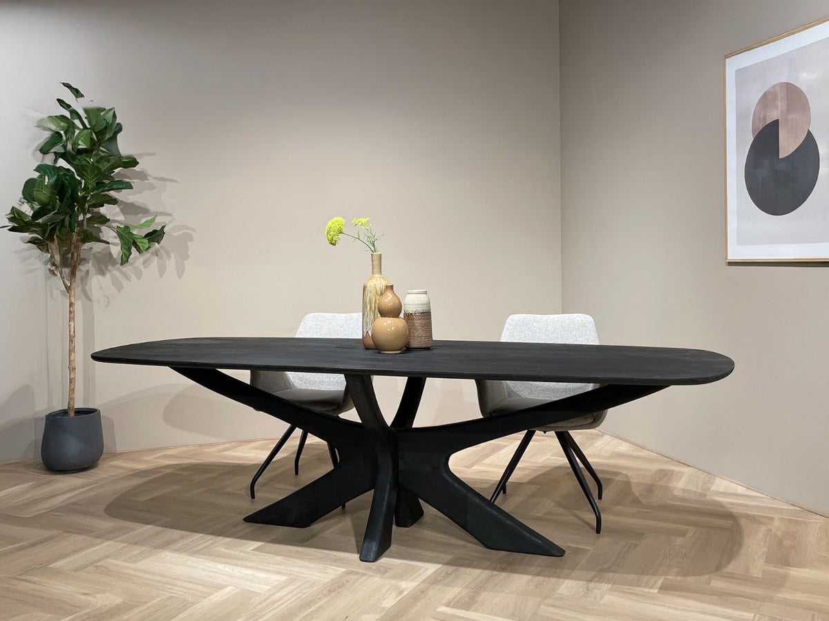 Eettafel Brix Montreaux Zwart 250 cm