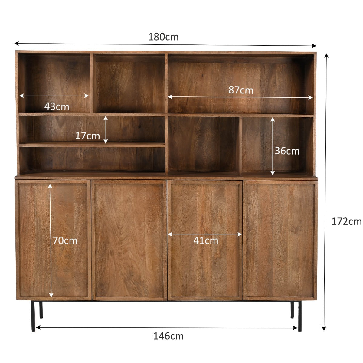 Wandkast Elan 180 cm