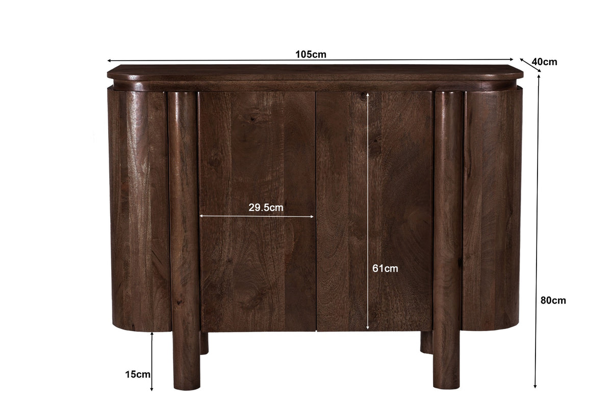 Dressoir Salano Bruin 105 cm