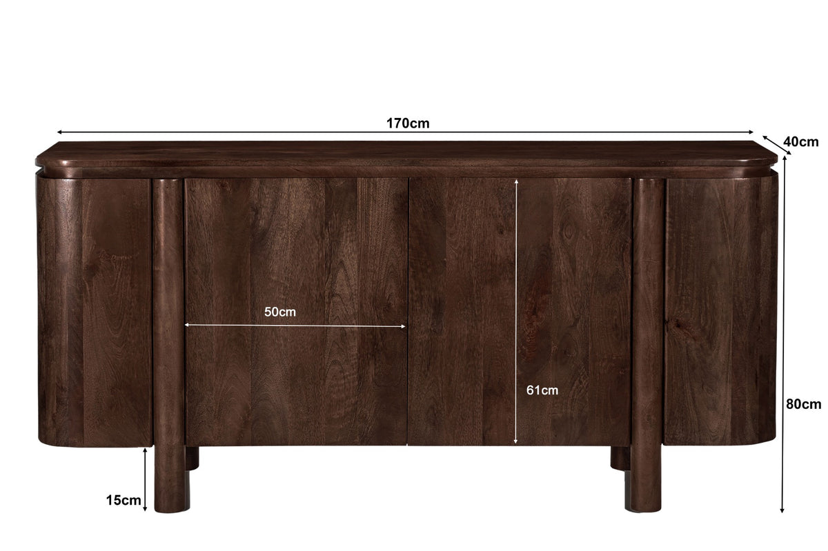 Dressoir Salano Bruin 170 cm