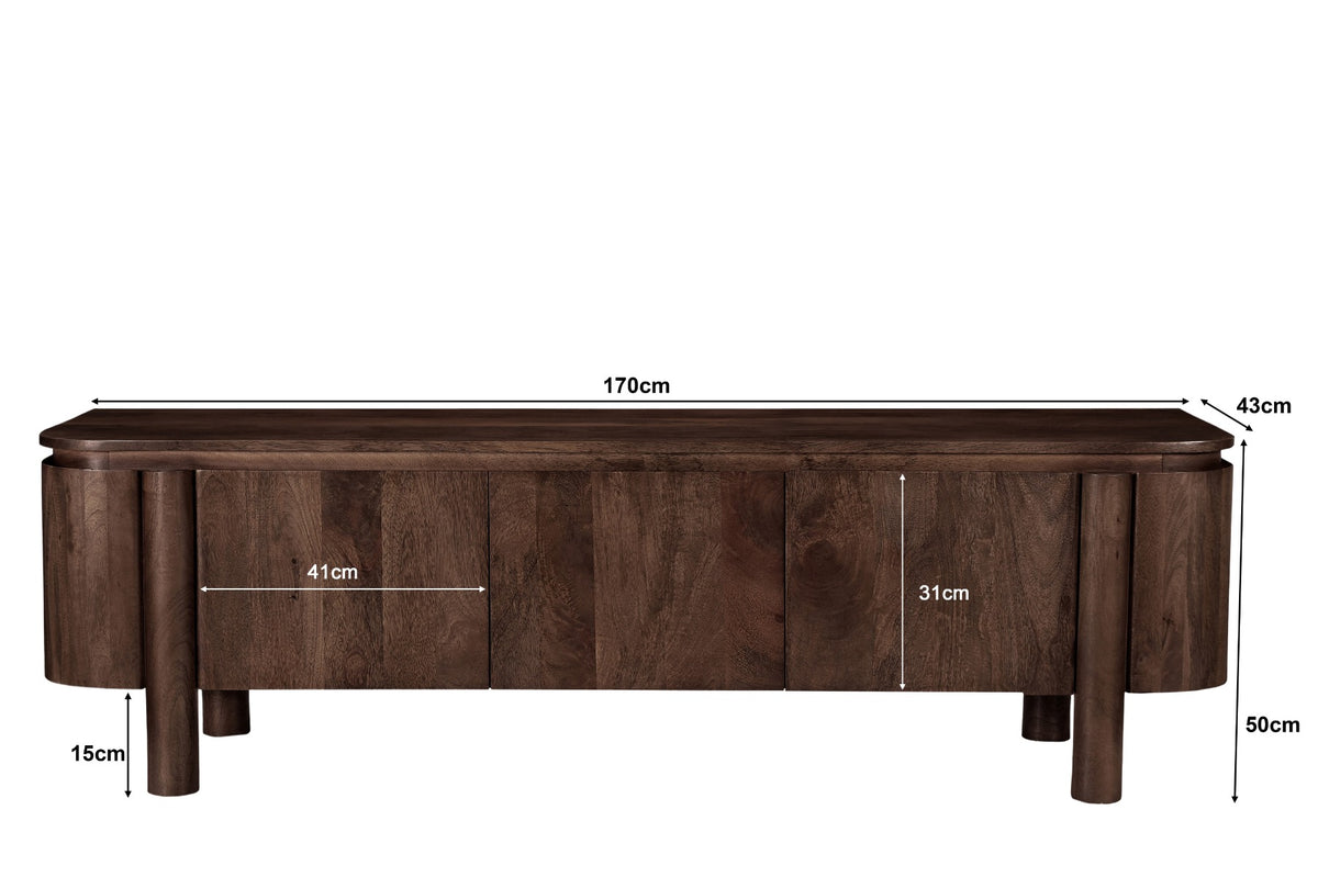 TV-meubel Salano Bruin 170 cm