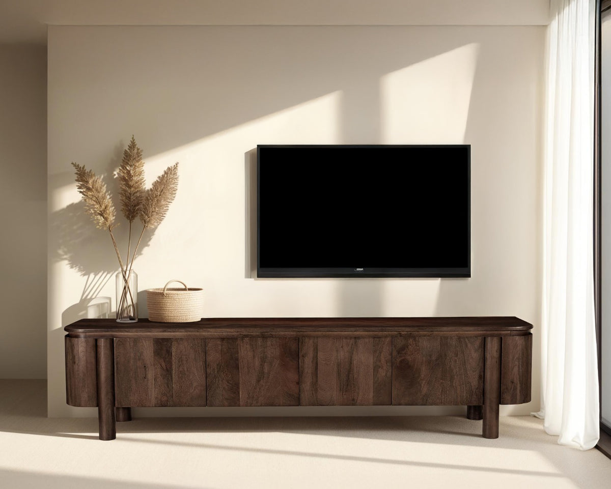 TV-meubel Salano bruin 210 cm