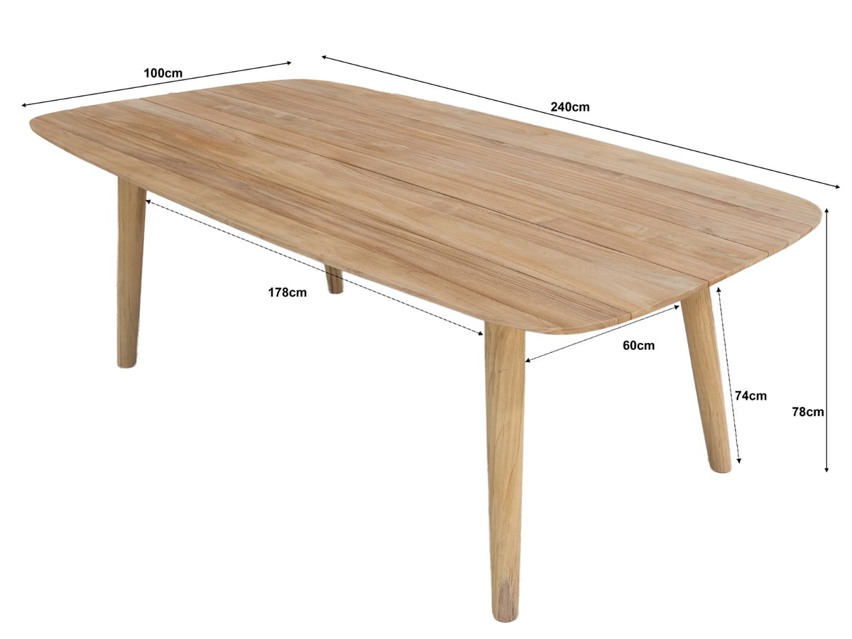 Tuintafel Lugano 240 cm