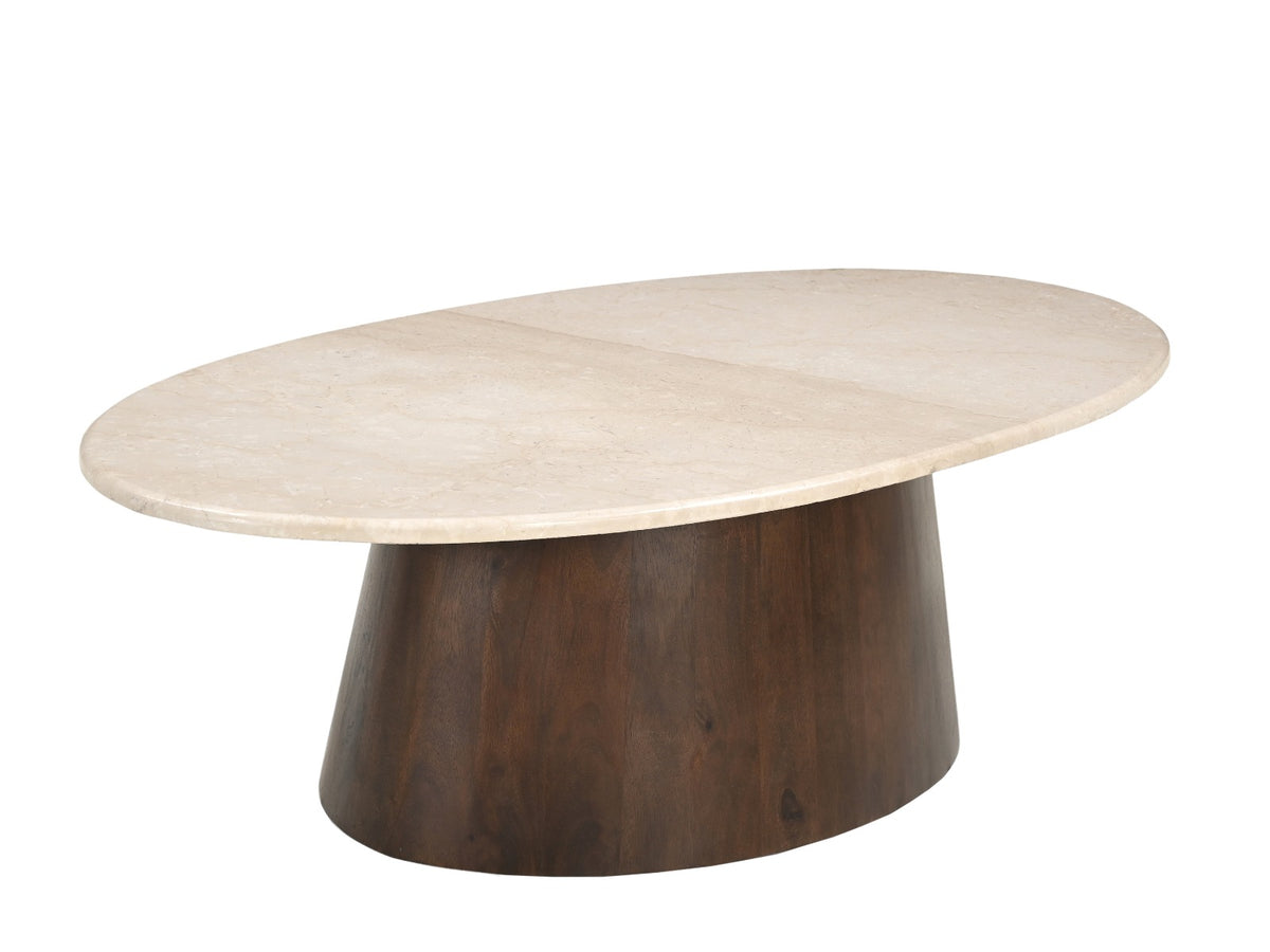 Salontafel Brix Bottecino Ovaal 120 cm