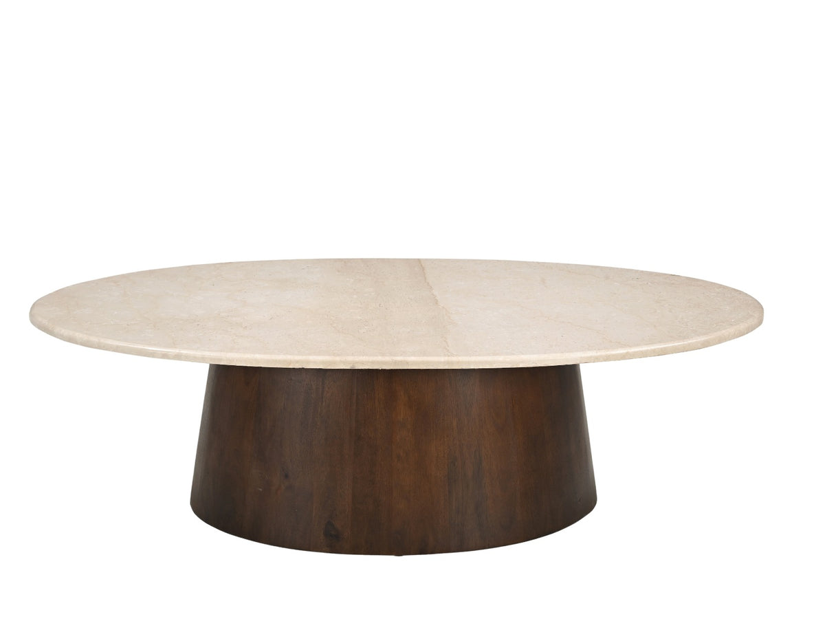 Salontafel Brix Bottecino Ovaal 120 cm