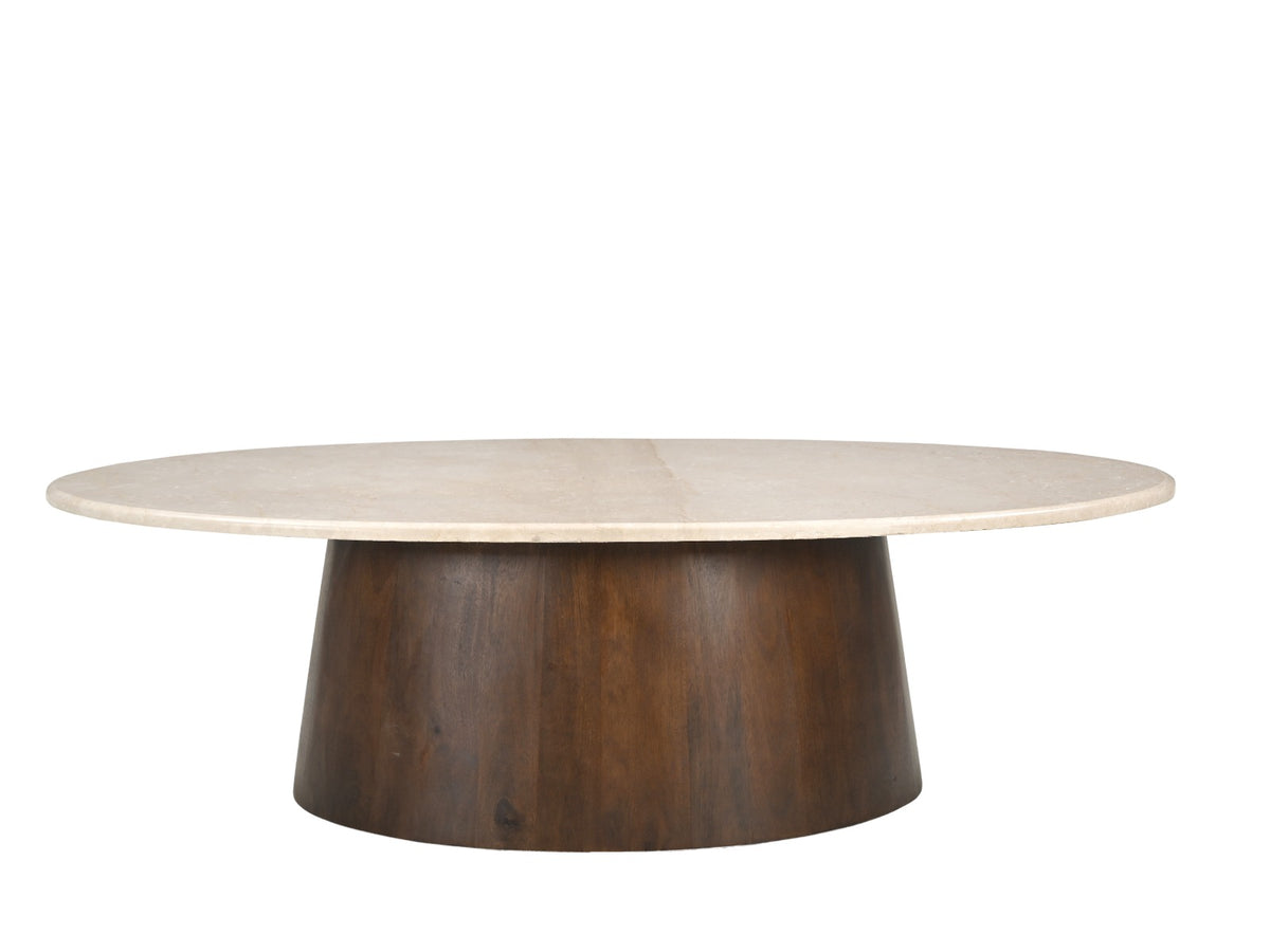 Salontafel Brix Bottecino Ovaal 120 cm