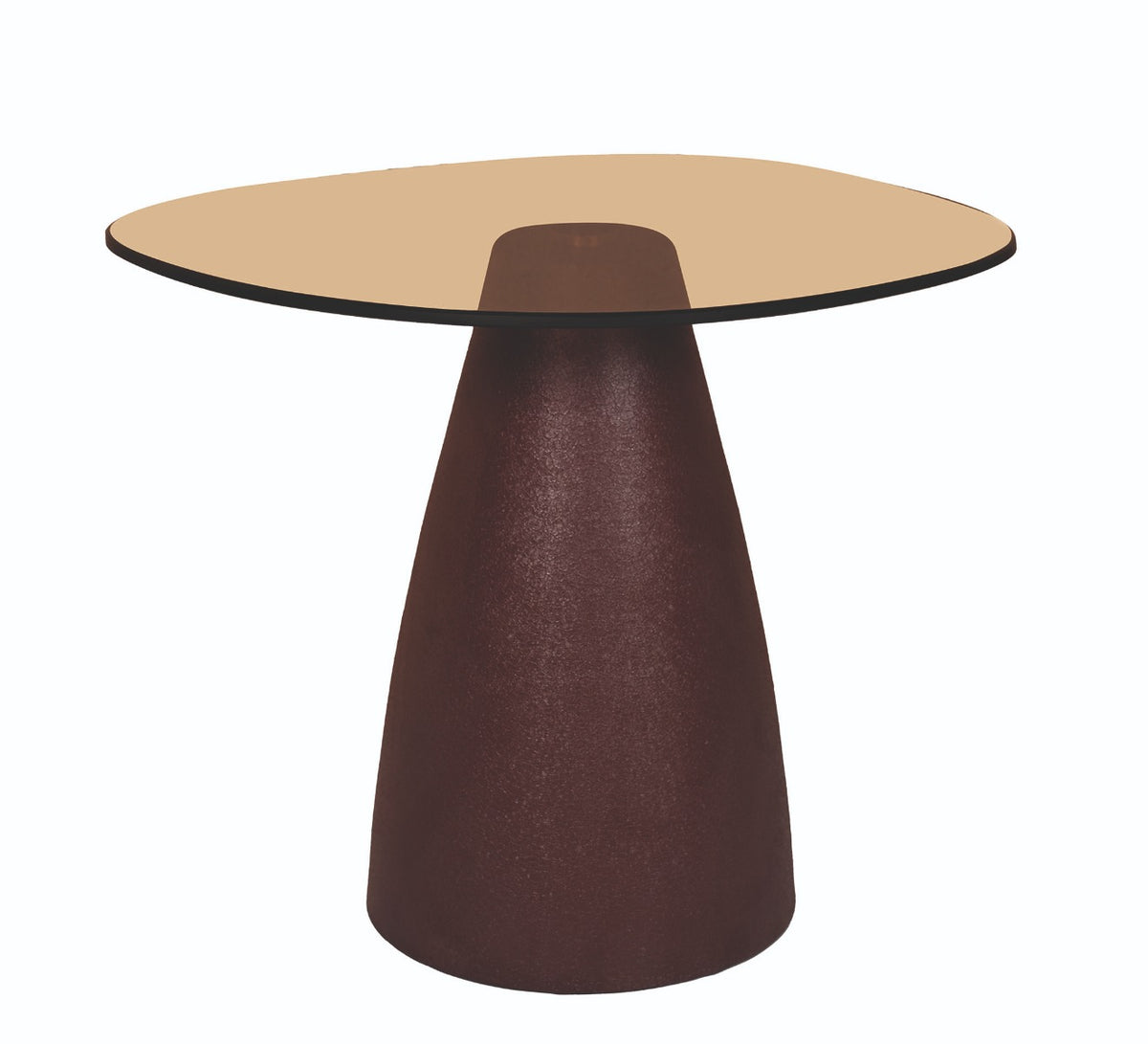 Salontafel Brix Mylon bordeaux 50 cm