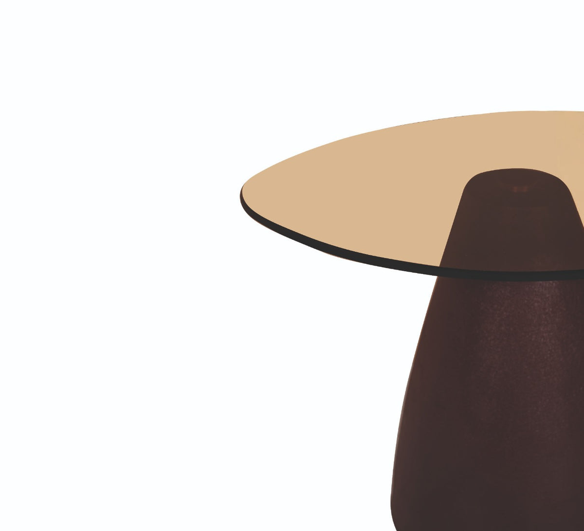 Salontafel Brix Mylon bordeaux 50 cm