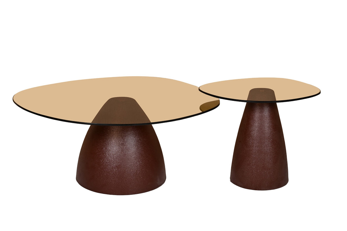Salontafel Brix Mylon bordeaux 86 cm