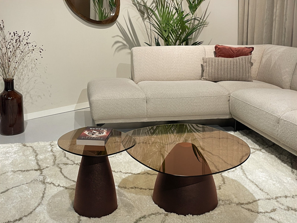 Salontafel Brix Mylon bordeaux 86 cm