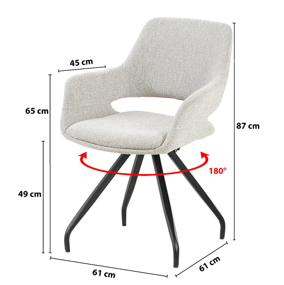Eetkamerstoel Capp Beige Lodge