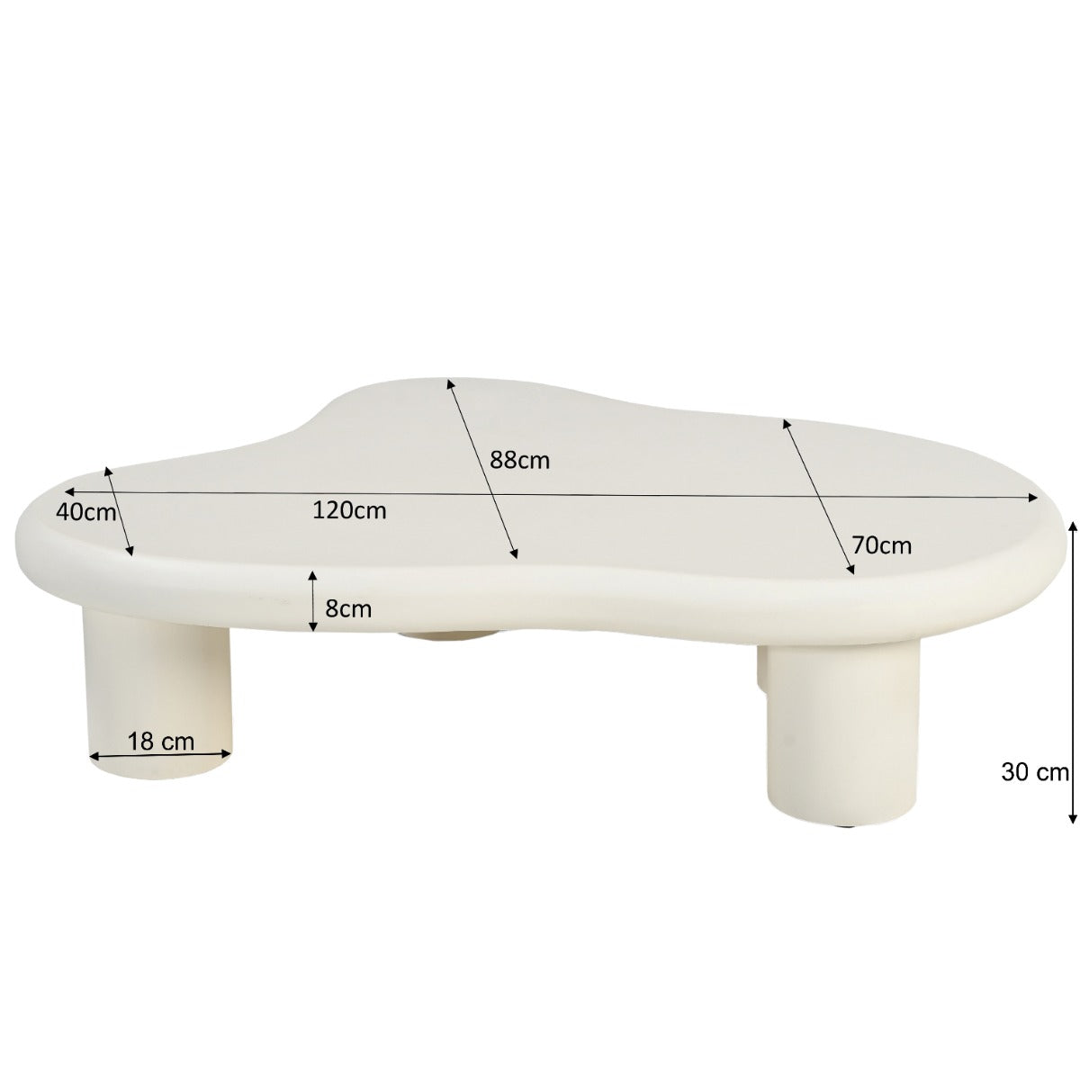 Salontafel Brix Feline Sandy