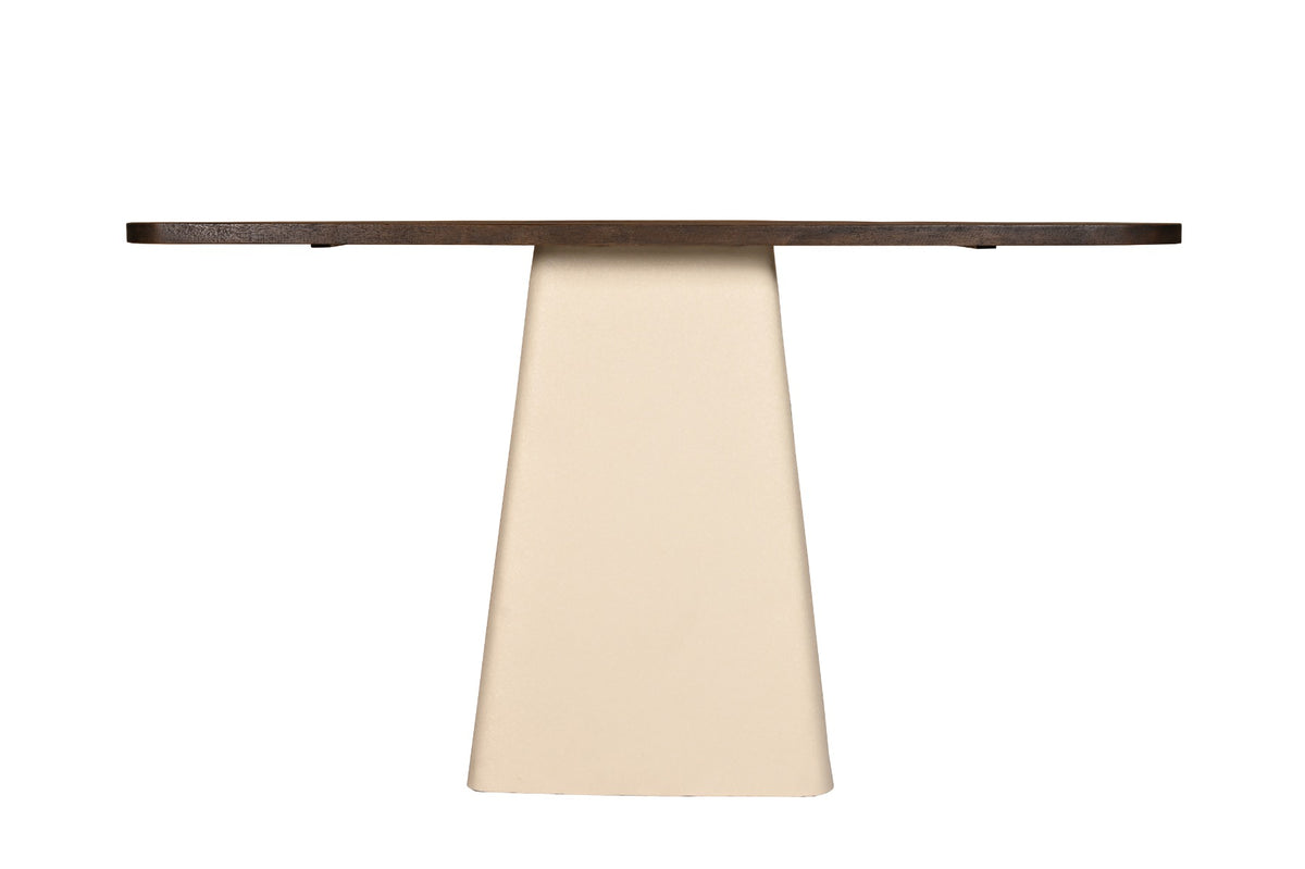 Bijzettafel Brix Bruin 140 cm - Wandtafel