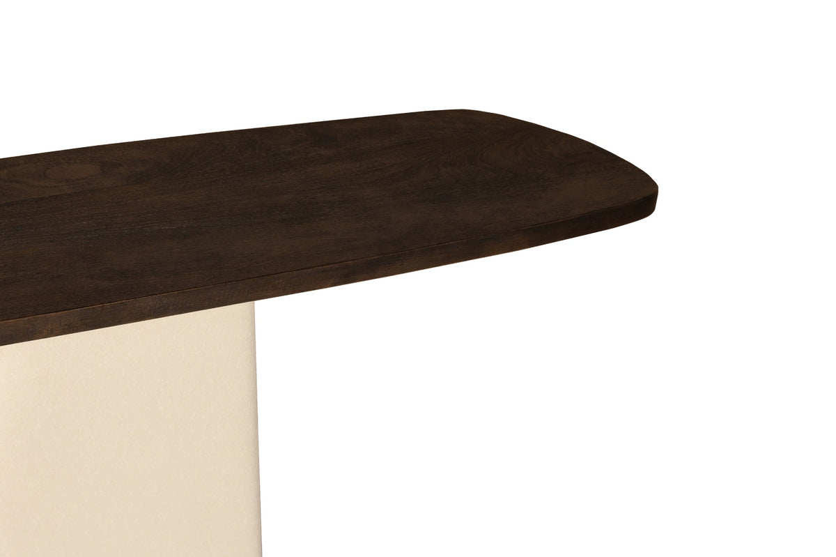 Bijzettafel Brix Bruin 140 cm - Wandtafel