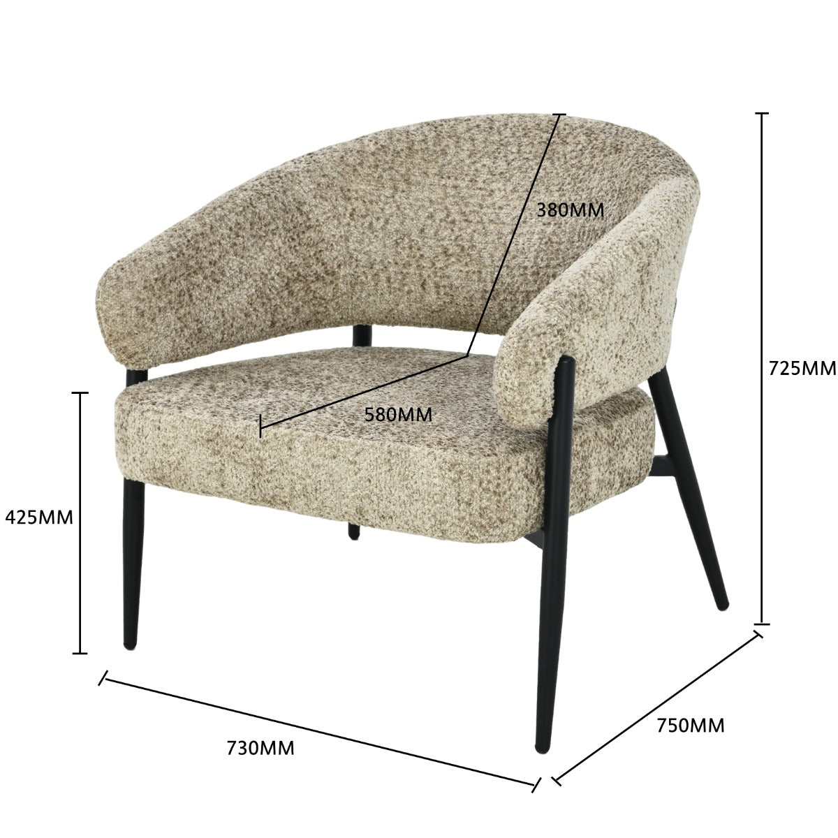 Fauteuil Dilan Venga Lever