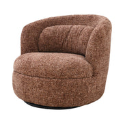 Draaifauteuil Britt bordeauxrood