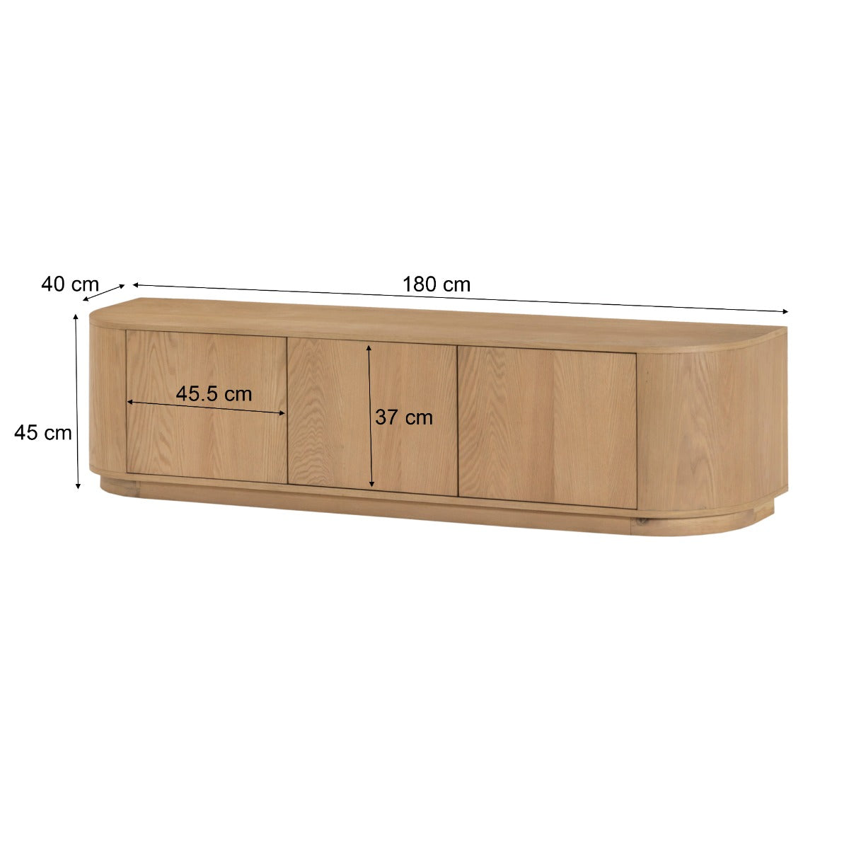 TV-meubel Novero 180 cm