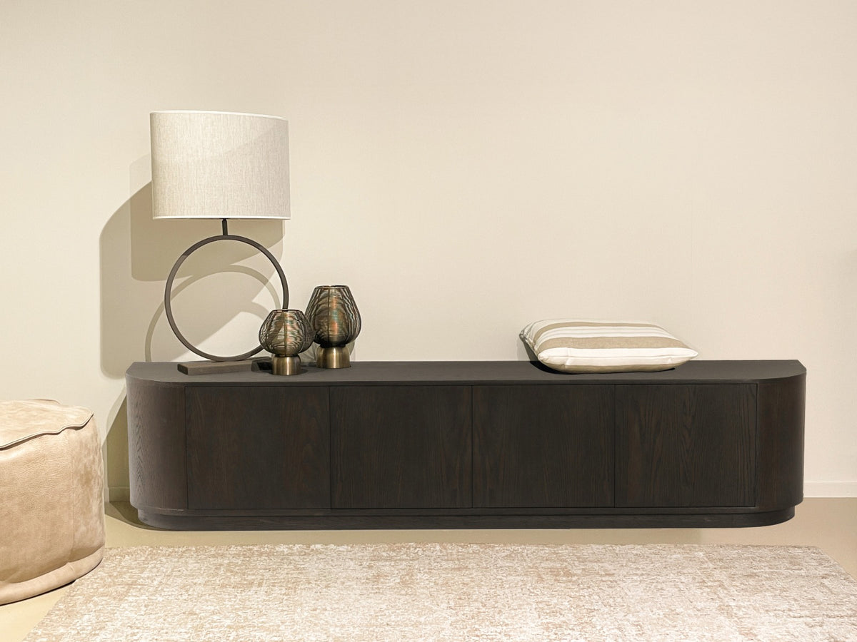 TV-meubel Novero Espresso 220 cm