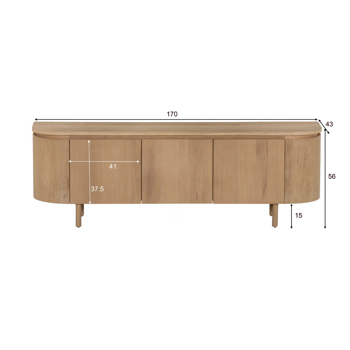 TV-meubel Tobago 170 cm
